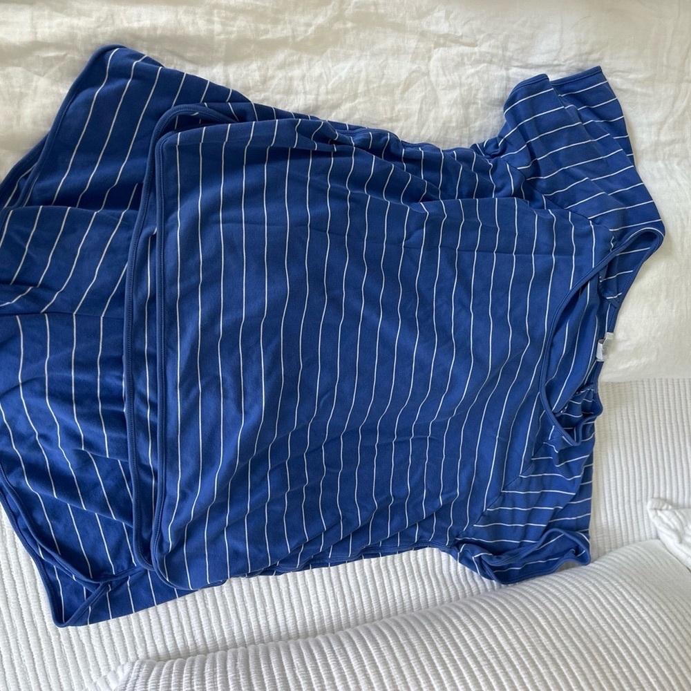 LAKE Pajamas Pima Shorts Set in True Cobalt